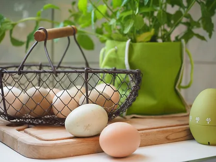 Eier gibt es frisch vom Hof