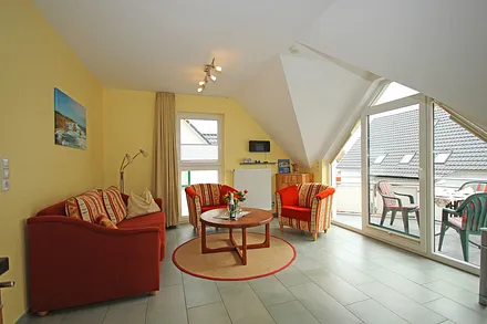 Sitzgruppe mit der 5. Schlafmöglichkeit Schlafcouch  160 x 200