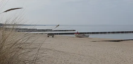Blick von Zempin zur Zinnowitzer Seebrücke
