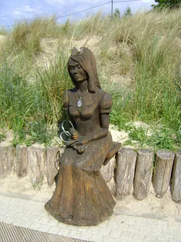 Fischer und sin Fru in Zempin