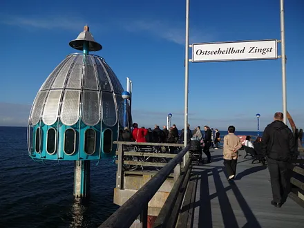 Taucherglocke an der Seebrücke