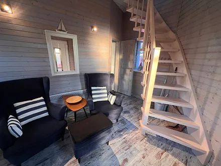 Fewo Leuchtturm Wohnzimmer