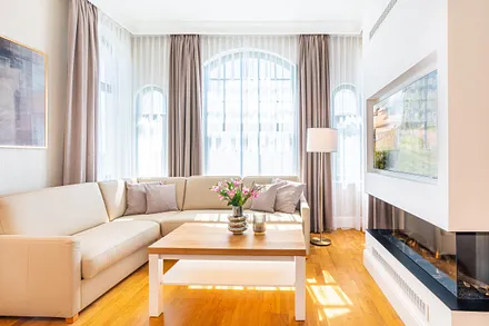 Wohnbereich mit Gaskamin