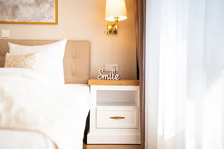 1. Schlafzimmer mit Doppelbett