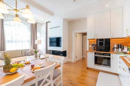 Koch-, Ess- und Wohnbereich