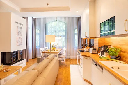 Wohn-, Koch- und Essbereich