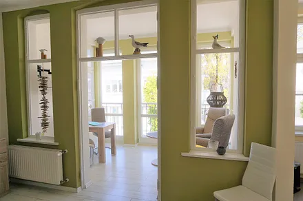 Veranda im Stil der Bäderarchitektur