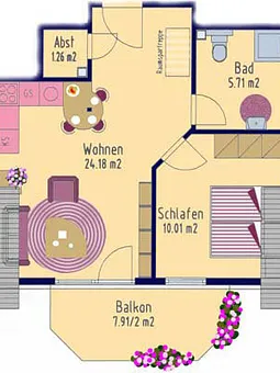 Grundriss erste Ebene