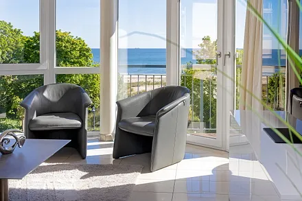 Wohnbereich mit Meerblick