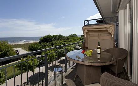 Balkon mit Meerblick