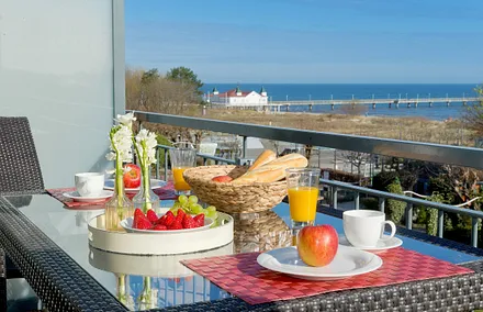 Balkon mit Meerblick