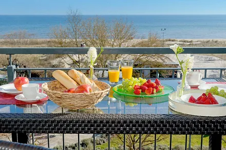 Balkon mit Meerblick
