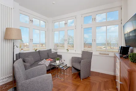 Wohnbereich mit Meerblick