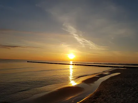 Sonnenuntergang im Sommer