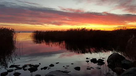 Sonnenuntergang im Winter