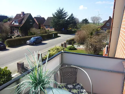 Blick vom kleinem Balkon