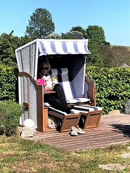 Gemütlichkeit im Strandkorb