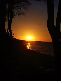 Sonnenuntergang Ostseestrand