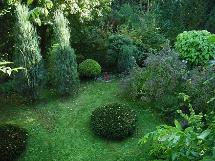 Blick zur Parkanlage