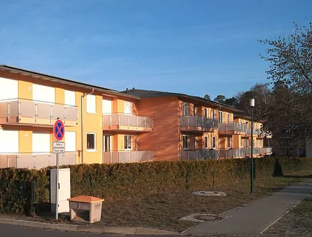 Ferienwohnung im 1. OG rechts mit großen sonnigen Balkon in einer modernen, mediteranen Wohnanlage