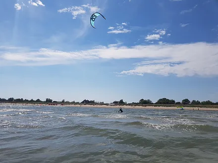 Kiten Ostsee