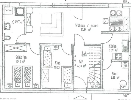 Grundriss Wohnung EG