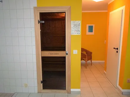 Zugang zur Sauna