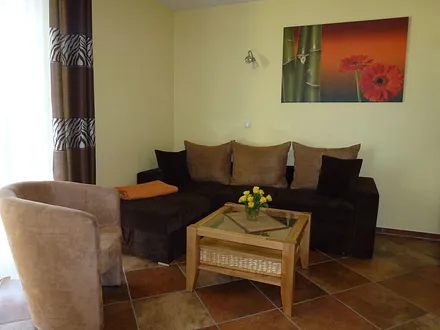 gemütliche Eckcouch mit Schlaffunktion