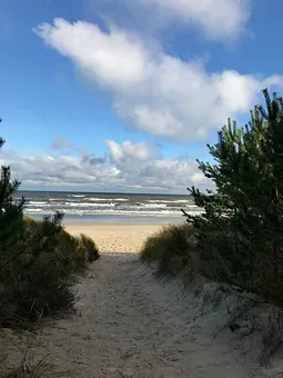 ein Strandzugang in Karlshagen