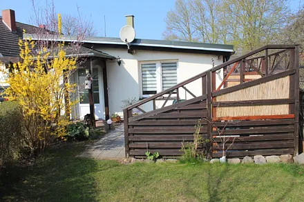 Blick zum Eingang der Ferienwohnung