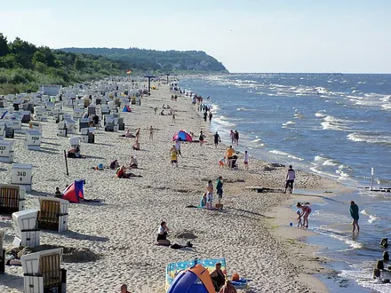 Im Hochsommer am Strand