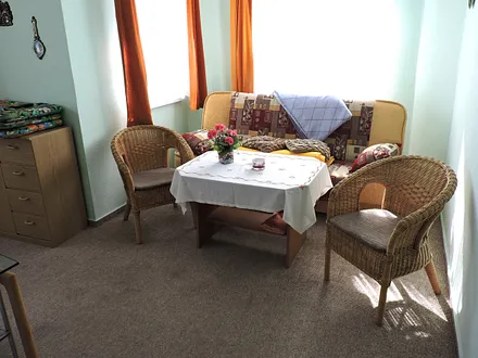 Wohnbereich mit Schlafsofa u. WLAN