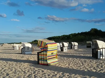 Strandszene im Sommer
