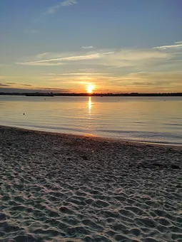 Sonnenuntergang am Heikendorfer Strand