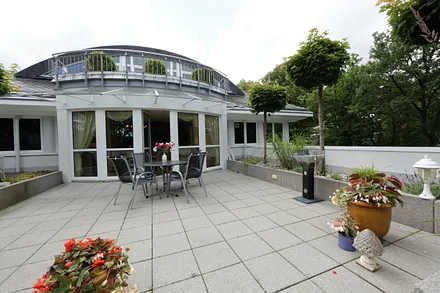 Dachterrasse im Sommer