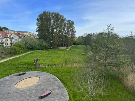 Blick vom Balkon