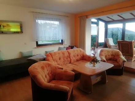 Wohnzimmer mit Aufbettung ( 2Einzelbetten )