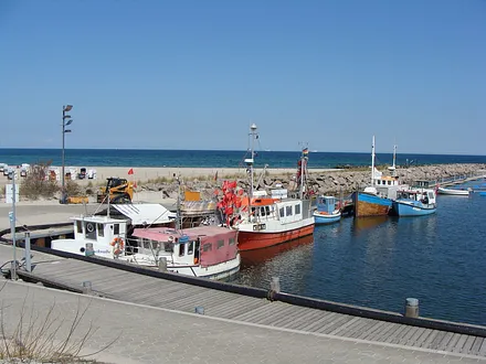 Die Fischerboote im Kühlungsborner Hafen