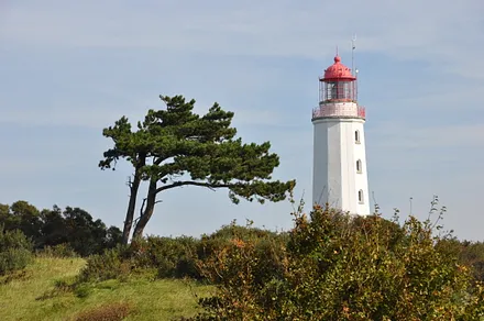 Leuchtturm mit Windflüchter