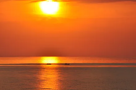 Sonnenuntergang auf der Insel Hiddensee