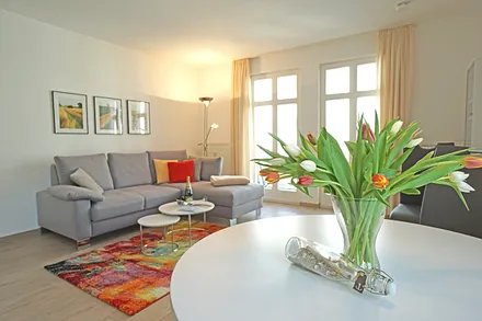 Wohnzimmer mit Schlafcouch