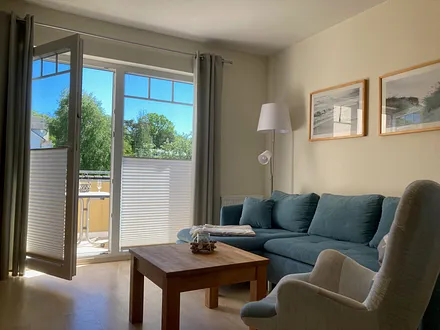 Wohnzimmer mit Schlafcouch