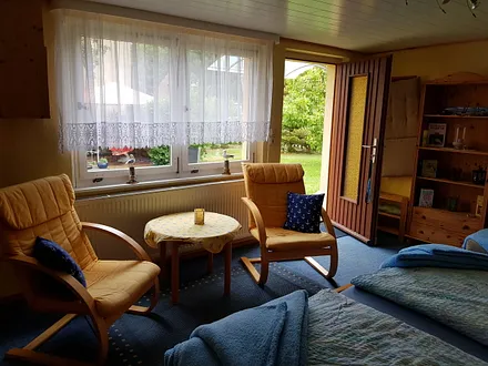 Schlaf- und Wohnzimmer