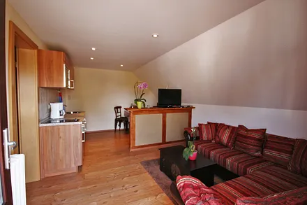 Wohnzimmer mit Küchenbereich