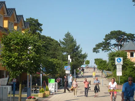 und gleich am Strand