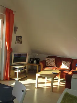 Die gemütliche Sitzecke aus einer anderen Sicht