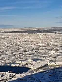 Iinsel Oi  bei Eisgang 2026