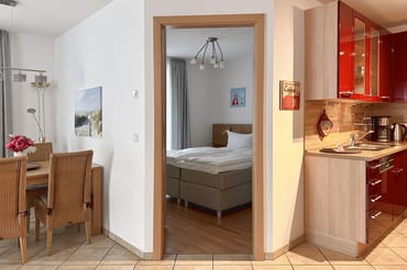 Ansicht aus dem Wohnzimmer