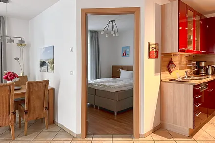 Ansicht aus dem Wohnzimmer