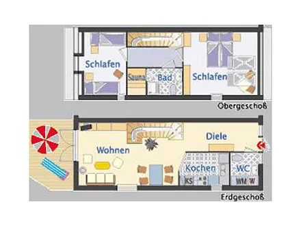 Ferienhaus Residenz zu den 3 Tannen Zingst - Grundriss